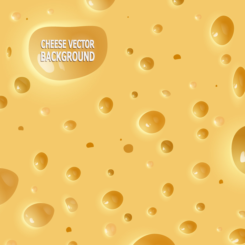 Creative cheese background vector material
