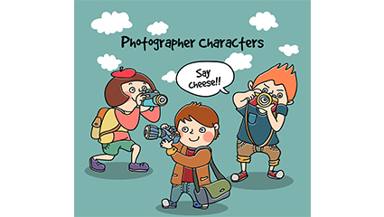 3 painted children