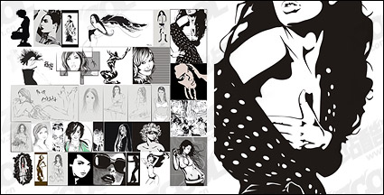 women vector