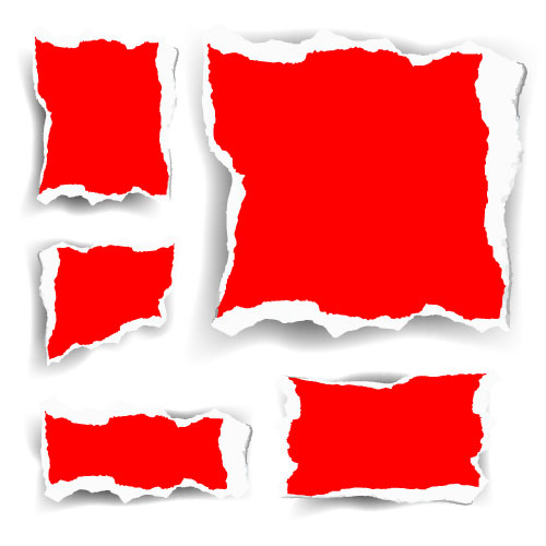 Red shredding Vector 