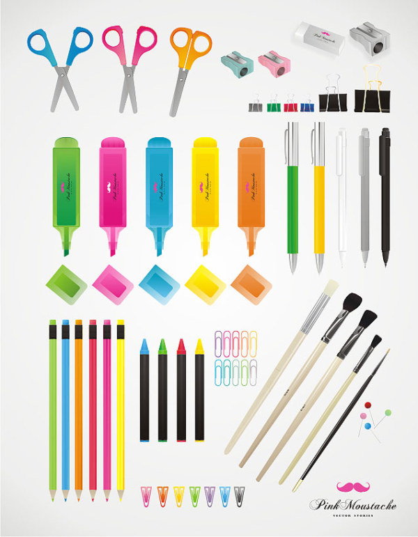 Stationery Vector material
