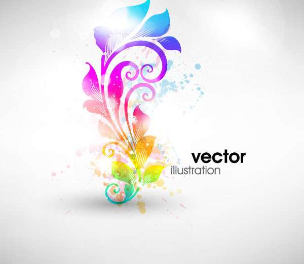 Symphony fashion pattern vector material -4