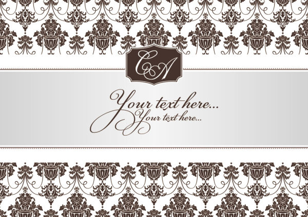 European pattern border 04-- vector material