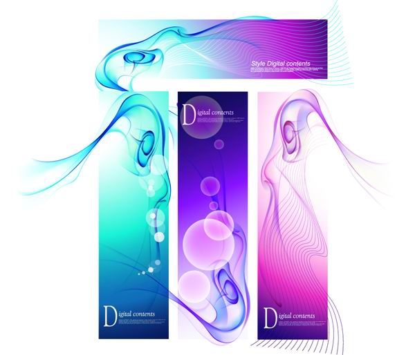 Stunning Phantom streamline background vector -3