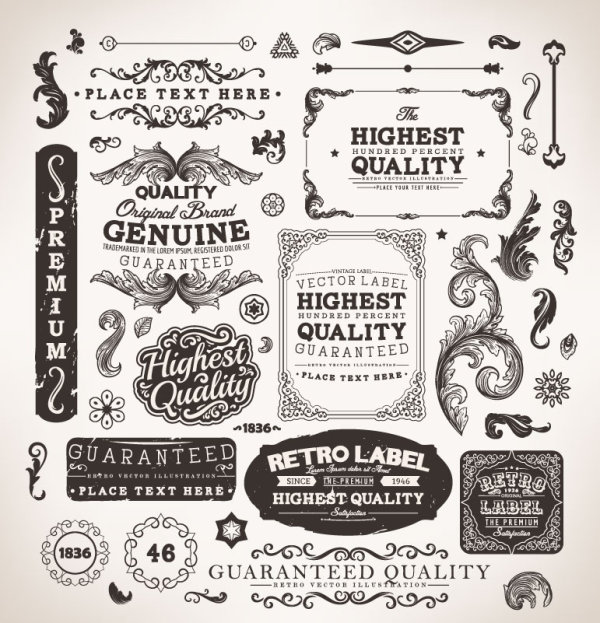 European pattern 03 - vector material