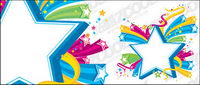 colorful three-dimensional vector