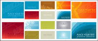 A number of card template vector 2