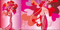 Heart-shaped vector material mushroom