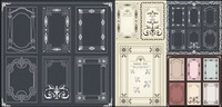 European Classic lace Vector