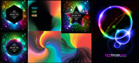 Halo brilliant color effects - Vector