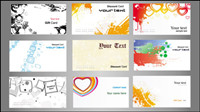 Fine card material 01 - Vector