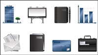 Business icon material - vector