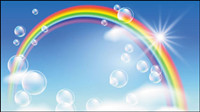 Cartoon Rainbow 04 - vector