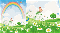 Cartoon Rainbow 02 - vector