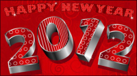2012 Creative Fonts 07 - vector material