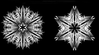 Black-and-white pattern 01 - vector material