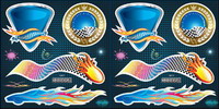 The trend of car-sticker vector