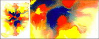Before the ink watercolor picture material-025
