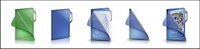 Angular effects of large folder icon png