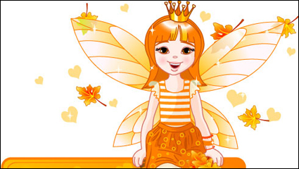 Flower Fairy 01 - vector material